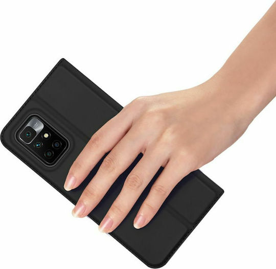 Dux Ducis Skin Pro Книга От Изкуствена Кожа Черен Redmi 10 / 10 2022