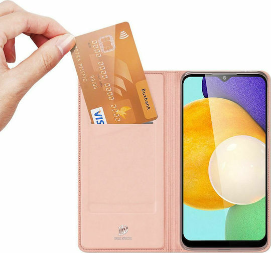 Dux Ducis Skin Pro Book Synthetic Leather Rose Gold (Galaxy A03s)