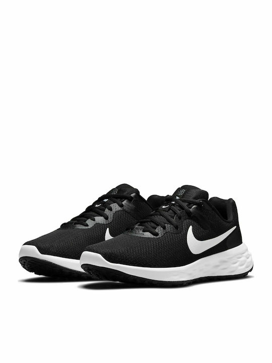Nike Revolution 6 Next Nature Men's Running Sport Shoes Black / White / Iron Grey