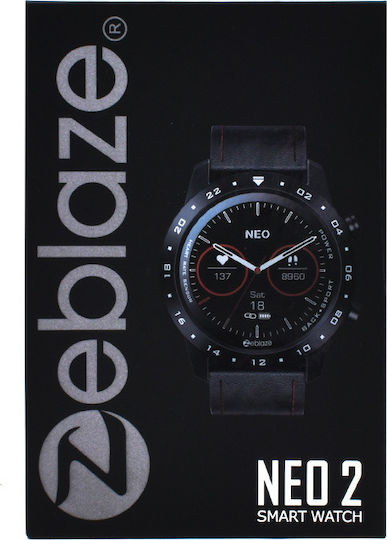 Zeblaze NEO 2 Smartwatch mit Pulsmesser (Schwarz)