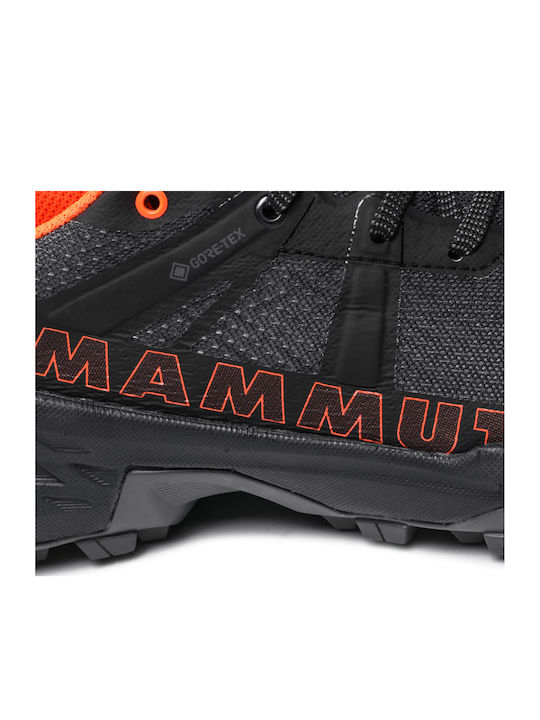 Mammut Sertig II Low GTX Ανδρικά Ορειβατικά Παπούτσια Αδιάβροχα με Μεμβράνη Gore-Tex Μαύρα