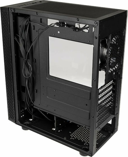 Kolink Void Rift Gaming Midi-Turm Computergehäuse mit Seitenfenster und RGB-Beleuchtung Schwarz