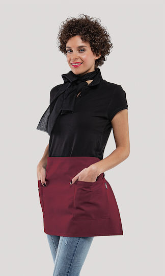 Axon Apron Waist Burgundy
