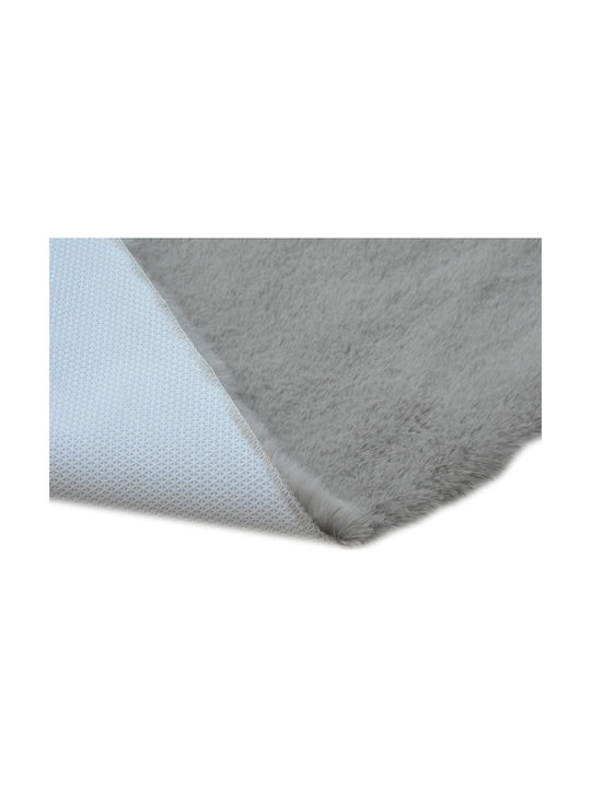 Newplan Shaggy Bedroom Rugs Set Puffy FC25 Taupe 3pcs