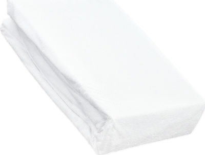 Family Enterprise Super-Double Waterproof Jersey Mattress Cover Fitted Perfection White 160x200cm