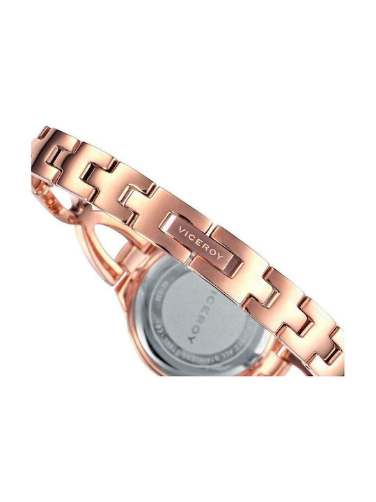 Viceroy Watch with Pink Gold Metal Bracelet