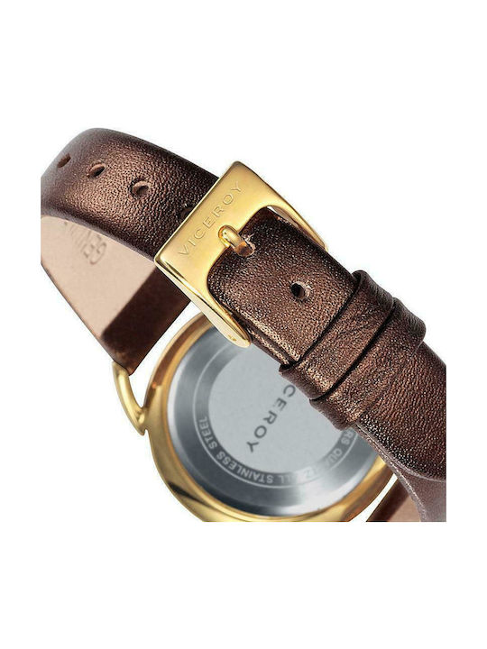 Viceroy Watch with Brown Leather Strap