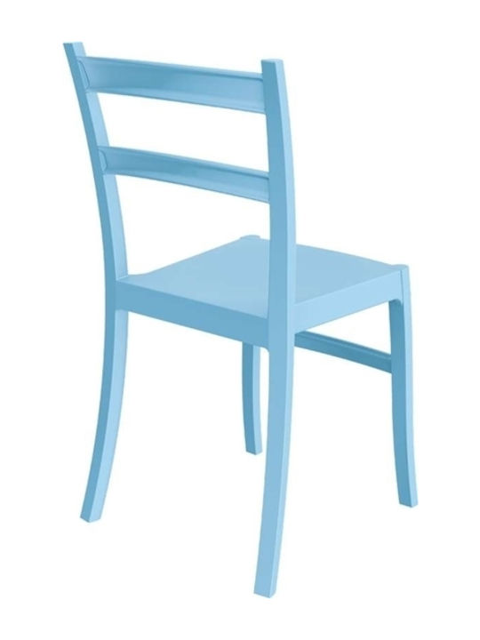 Polypropylene Catering Chair Tiffany Light Blue 45x51x85cm