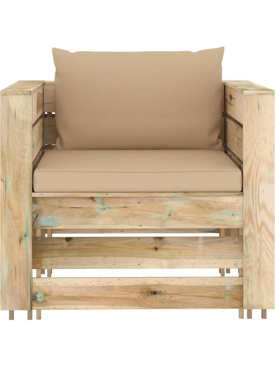 Garden & Outdoor Furniture Sets Living Room Set Pieces Green with Pillows