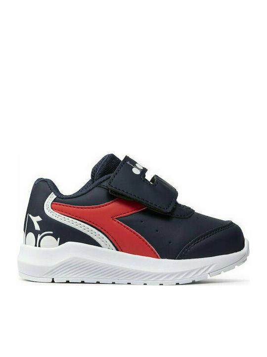 Diadora Kids Sneakers with Straps Navy Blue