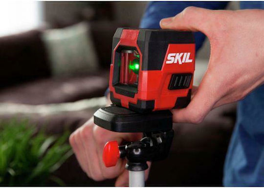 Skil 1911 DA Selbstnivellierend Linear Laser-Wasserwaage Grüner Strahl 3.7V mit Arbeitsbereich 20m