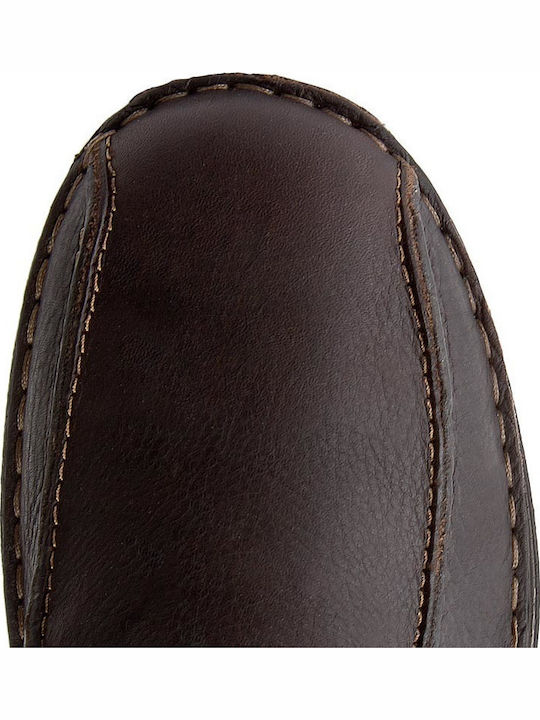 Men's Leather Casual Shoes Brown