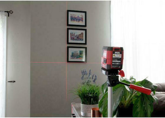 Skil 1910 AA Self-leveling Linear Laser Level Red Beam 3.7V with Working Range 15m