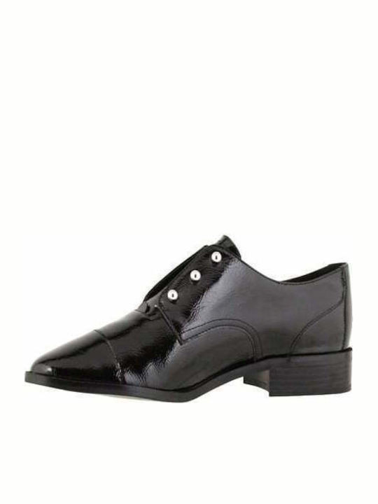 Wearable3 Γυναικεία Derby από Λουστρίνι σε Μαύρο Χρώμα