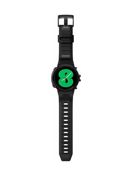 Spigen Rugged Armor Pro Silicone Case in Gray color for Galaxy Watch 4 44mm