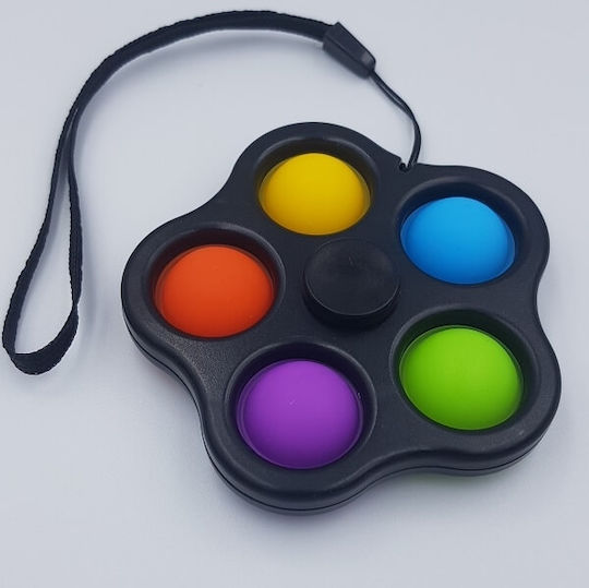 Pop It Fidget Spinner Silicone Black