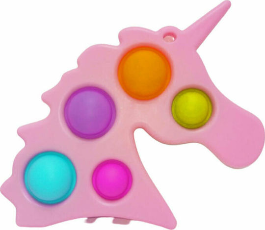 Pop it Fidget Einhorn Silikon Mehrfarbig (Verschiedene Designs/Sortiment von Designs) 1St