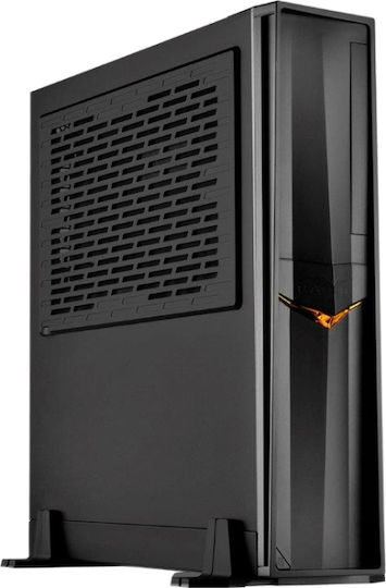 Silverstone RVZ02 Gaming Mini Tower Κουτί Υπολογιστή με Πλαϊνό Παράθυρο Μαύρο