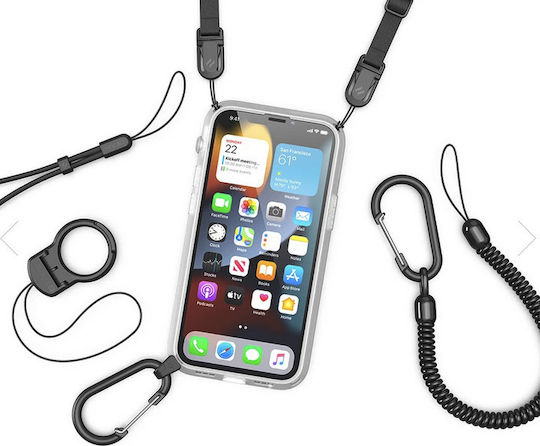 Catalyst Influence Back Cover Πλαστικό με Λουράκι Διάφανο (iPhone 13 mini)