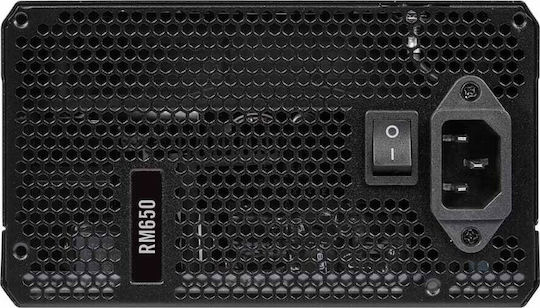 Corsair RM Series RM650 650W Μαύρο Τροφοδοτικό Υπολογιστή Full Modular 80 Plus Gold