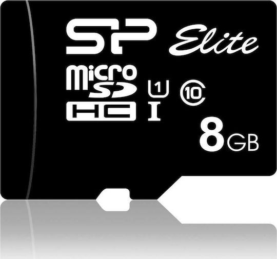 Silicon Power microSDHC 8GB Class 10 High Speed με αντάπτορα