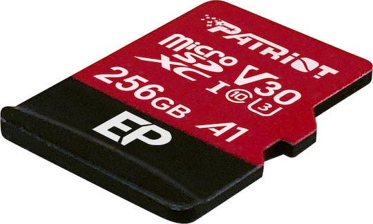 Patriot EP microSDXC 256GB U3 V30 A1 UHS-I 100MB/s with Adapter