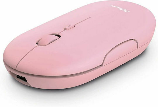 Trust Puck Rechargeable Kabellos Bluetooth Maus Rosa