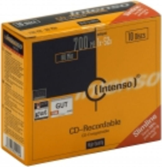 Intenso Записваеми CD-R 52x 0.7ГБ 10бр
