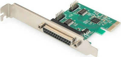 Digitus Karte PCIe in 3 Ports DB25 Parallel / RS232 DB9 Seriell