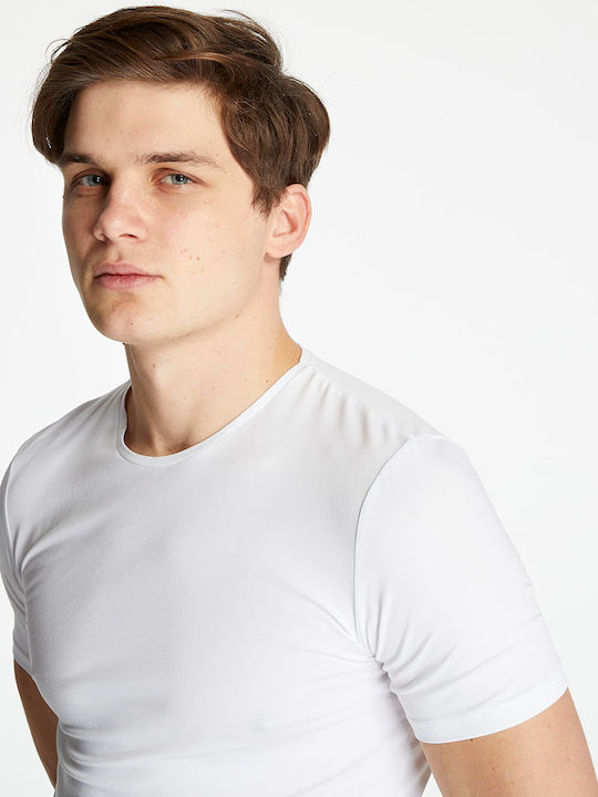 Undershirt Men's Short Sleeve Undershirt White