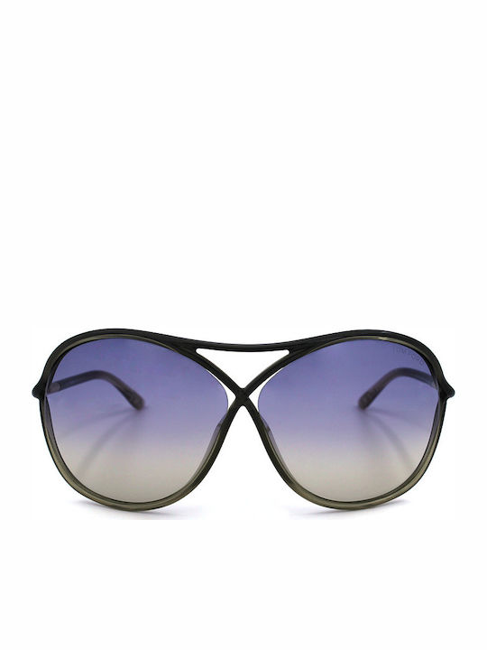 Tom Ford Women's Sunglasses with Gray Plastic Frame TF184 20B