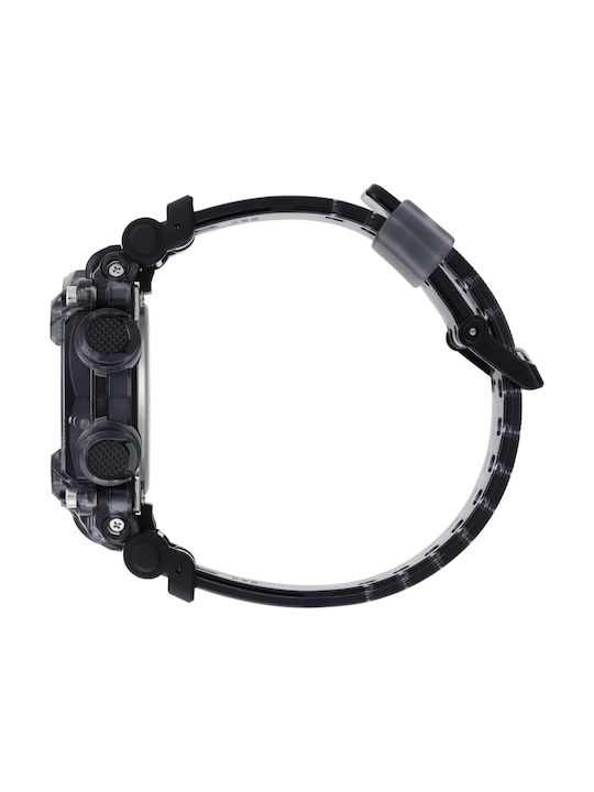 Casio G-Shock Analogic/Digital Ceas Cronograf Baterie cu Negru Brățară din cauciuc