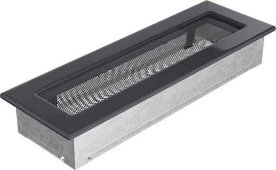 Kratki Perdea de aer pentru șemineu dreptunghiulară Perdea de aer pentru șemineu 32x11cm Gri