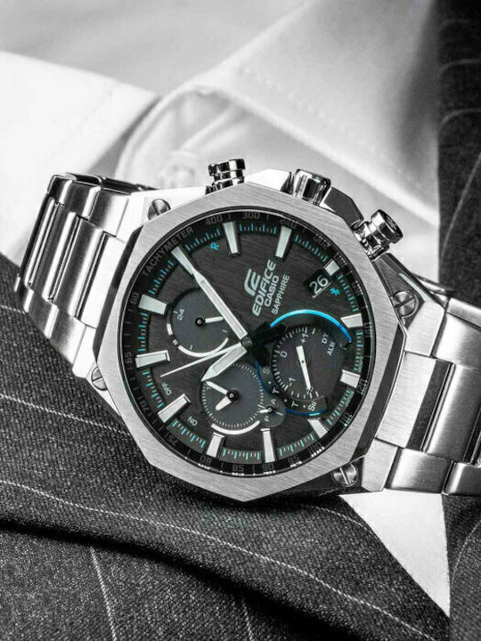 Casio Edifice Ρολόι Solar με Μεταλλικό Μπρασελέ Casio Edifice Ρολόι Solar με Μεταλλικό Μπρασελέ