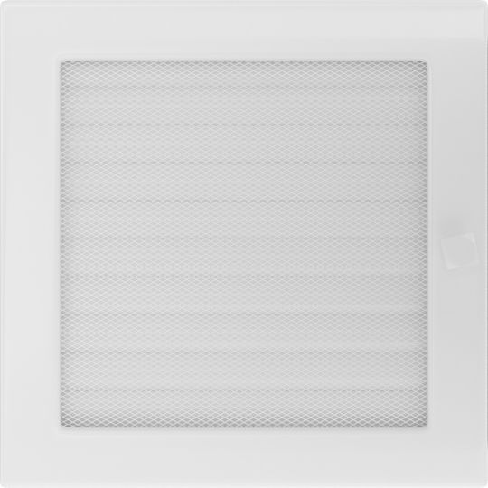 Kratki Τετράγωνη Περσίδα Τζακιού 22x22cm Λευκή