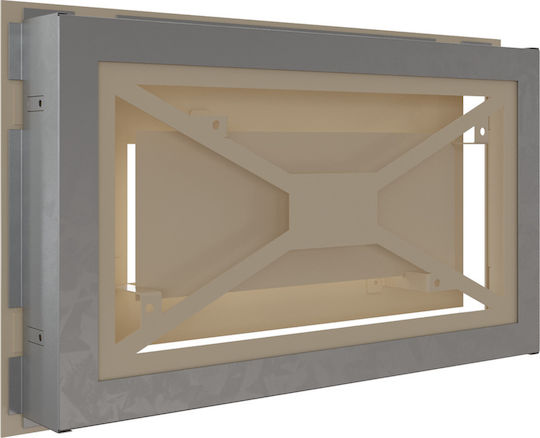 Kratki Ορθογώνια Περσίδα Τζακιού 37x22cm Μπεζ