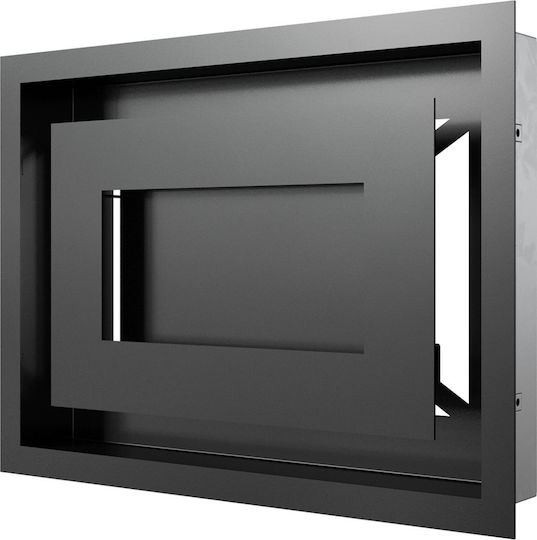 Kratki Ορθογώνια Περσίδα Τζακιού 30x22cm Γκρι