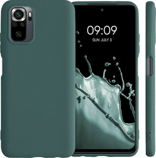 KWmobile Задна корица Силикон Синьо зелено (Redmi Note 10 / 10s / Poco M5s)