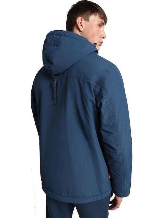 Rainforest Winter Jacket Waterproof Blue French