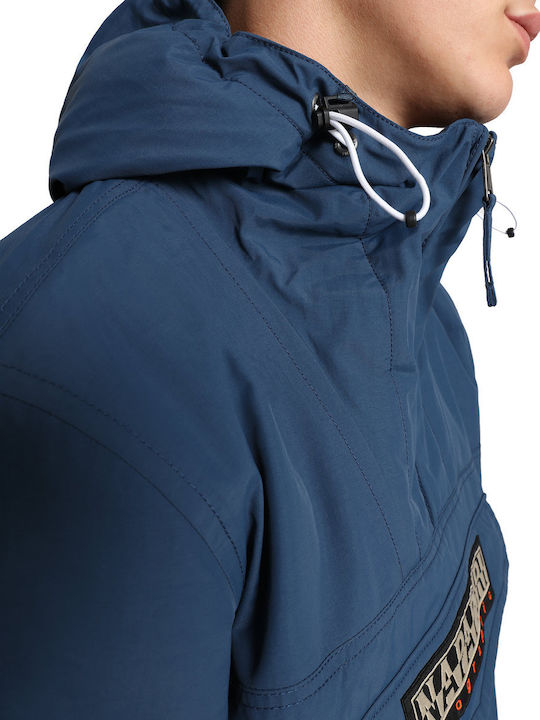 Rainforest Winter Jacket Waterproof Blue French