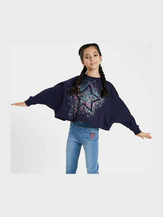 Kinder-Sweatshirt Marineblau