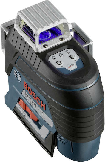 Bosch GLL 3-80 C Professional Αυτορυθμιζόμενο Γραμμικό Αλφάδι Laser Κόκκινης Δέσμης 12V με Εύρος Εργασίας 30m