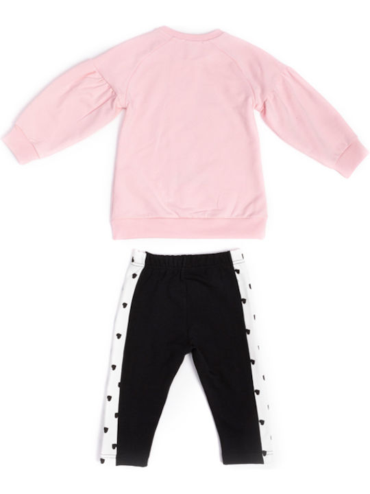 Fun Strike Kids Set with Leggings Winter 2pcs Pink