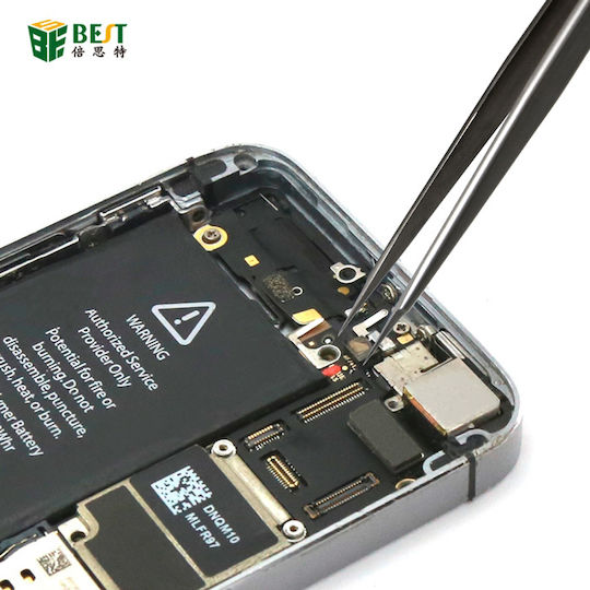 Best Edelstahl Gerade 140mm BST-23 Pinzette für Mobiltelefon-Reparaturwerkzeuge BST-23