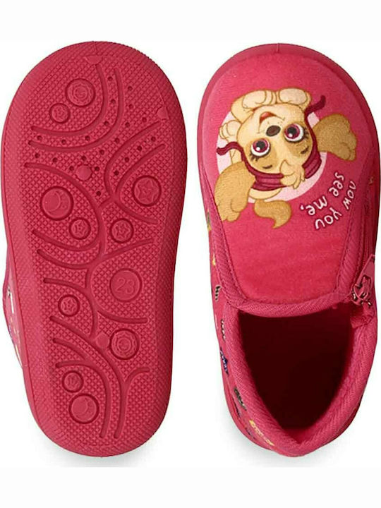 Anatomic Kids Slippers Boots Fuchsia Paw Patrol