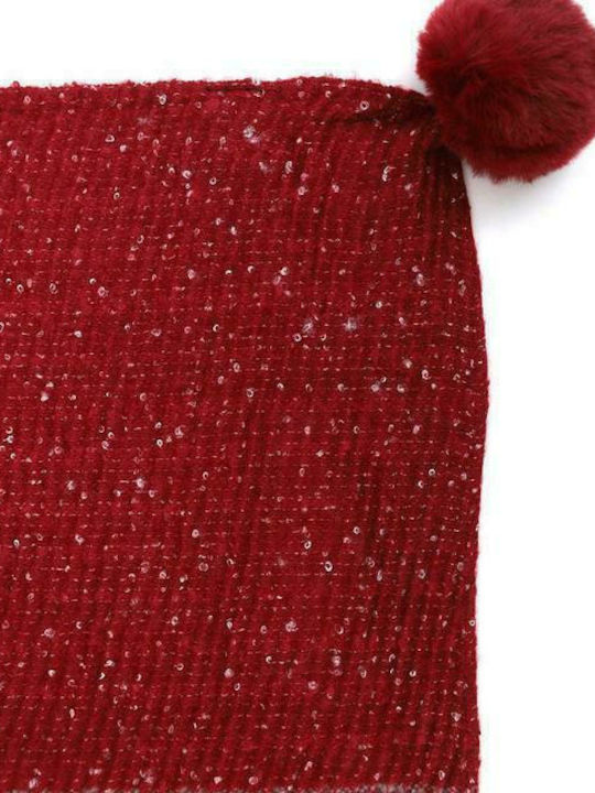 Doca Women's Wool Scarf Red 28757