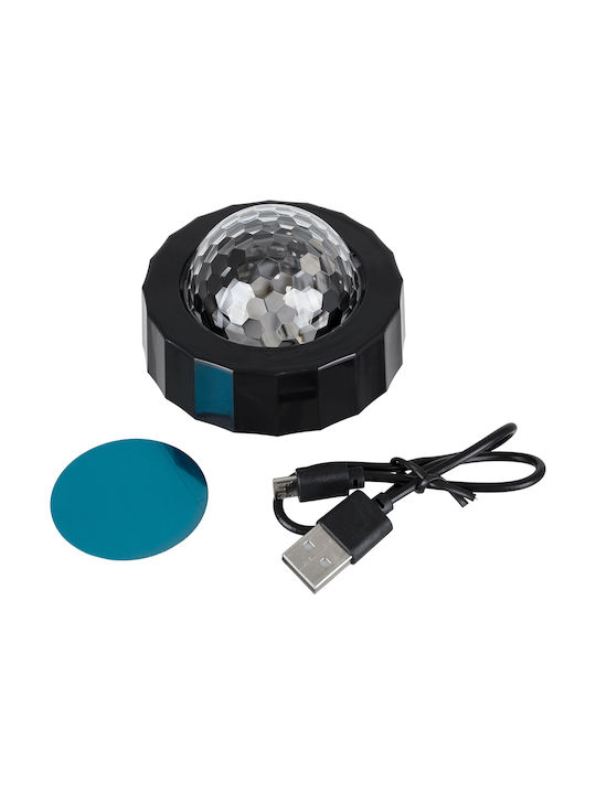 GloboStar Διακοσμητικό Φωτιστικό LED RGB Party Light 7.5x7.5x4.5εκ.