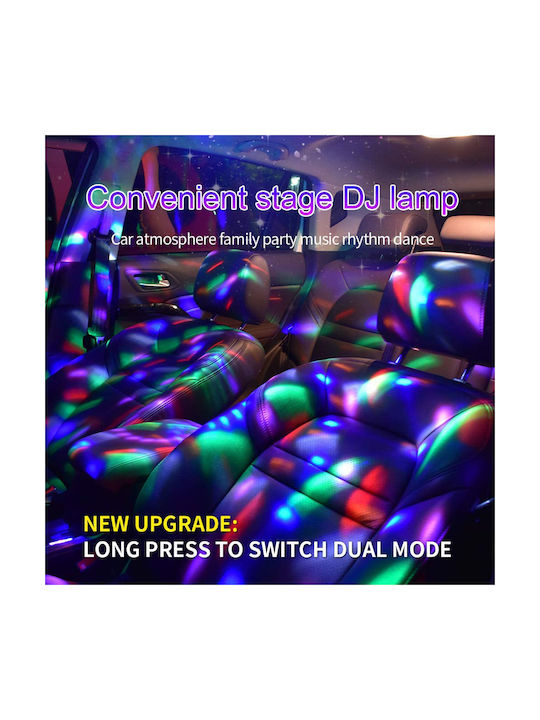 GloboStar Διακοσμητικό Φωτιστικό LED RGB Party Light 7.5x7.5x4.5εκ.