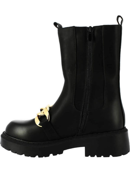 183 Stiefeletten Damen Schwarz