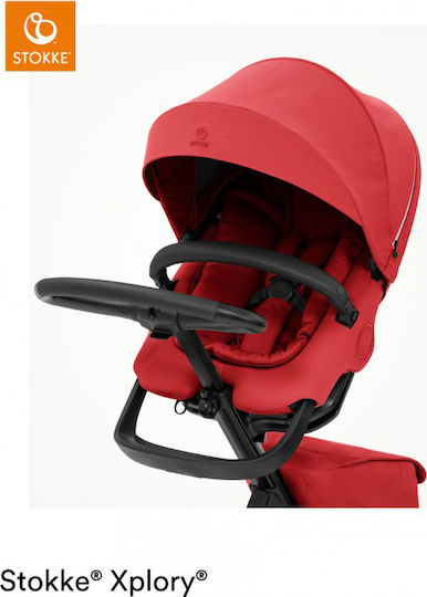 Stokke Xplory X Baby Stroller Suitable for Newborn Ruby Red 13.4kg
